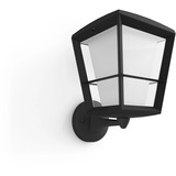 Philips HUE White & Color Ambiance Econic Outdoor stehende Wandleuchte, LED-Leuchte schwarz