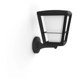 Philips HUE White & Color Ambiance Econic Outdoor stehende Wandleuchte, LED-Leuchte schwarz
