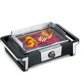Severin eBBQ Elektrogrill SENOA DigitalBOOST schwarz/edelstahl, 3.000 Watt, mit BoostZone