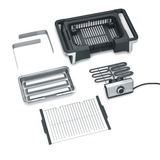 Severin eBBQ Elektrogrill SENOA DigitalBOOST schwarz/edelstahl, 3.000 Watt, mit BoostZone