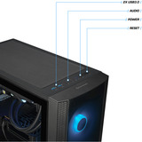 Thermaltake FTW J25i 5060, Gaming-PC schwarz/transparent, Windows 11 Pro