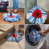 Vileda H2PrO CLASSIC Ersatzkopf für H2PrO Spin Mop	, Wischbezug 