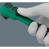 Wera 8100 SB 12 Zyklop Comfort-Knarrensatz, 3/8", Werkzeug-Set schwarz/grün, 16-teilig, Comfort-Knarre mit Umschalthebel