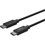 Ansmann USB 3.2 Gen 1 Kabel, USB-C Stecker > USB-C Stecker schwarz, 1,2 Meter, Laden mit bis zu 60 Watt