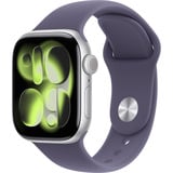 Apple Watch Series 11, Smartwatch silber, Aluminium, 42 mm, Sportarmband nebelviolett M/L, Cellular