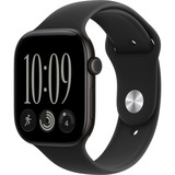 Apple Watch Series 12, Smartwatch schwarz, Aluminium, 46 mm, Sportarmband schwarz S/M, Cellular