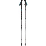 Black Diamond Trekkingstöcke Distance FLZ (Damen), Fitnessgerät schwarz/türkis, 1 Paar, 95-110 cm