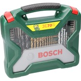 Bosch X-Line Titanium Bohrer- und Schrauber-Set, 70-teilig, Bohrer- & Bit-Satz grün