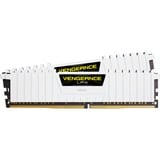 Corsair DIMM 16 GB DDR4-3200 (2x 8 GB) Dual-Kit, Arbeitsspeicher weiß, CMK16GX4M2E3200C16W, Vengeance LPX, INTEL XMP