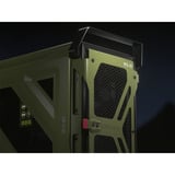 Corsair WARTHOG RS Airflow, Tower-Gehäuse olivgrün, Tempered Glass