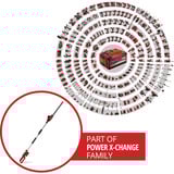 EINHELL Power X-Change Akku-Heckenschere GC-HH 18/45 Li T rot/schwarz, ohne Akku und Ladegerät