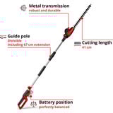EINHELL Power X-Change Akku-Heckenschere GC-HH 18/45 Li T rot/schwarz, ohne Akku und Ladegerät