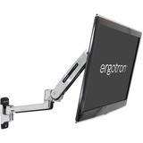 Ergotron LX Steh-Sitz Monitor Arm, Monitorhalterung silber