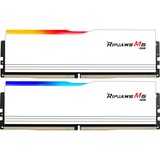 G.Skill DIMM 64 GB DDR5-6400 (2x 32 GB) Dual-Kit, Arbeitsspeicher weiß, F5-6400J3239G32GX2-RM5RW, Ripjaws M5 RGB, INTEL XMP