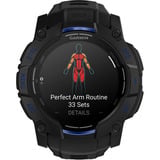 Garmin Instinct 3 - 50 mm, AMOLED, Smartwatch Black, Silikon-Armband