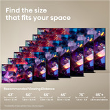 Hisense 75E7S PRO Hi-QLED-Fernseher 189 cm (75 Zoll), schwarz/dunkelgrau, UltraHD/4K, Free-Sync-Premium, 144Hz Panel