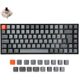 Keychron K2 Version 2, Gaming-Tastatur schwarz/grau, DE-Layout, Gateron Brown, RGB