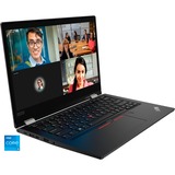Lenovo ThinkPad L13 Yoga Gen2 (20VK000YGE), Notebook schwarz, Windows 10 Pro 64-Bit
