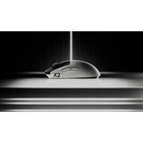 Logitech G Pro X2 SUPERSTRIKE, Gaming-Maus hellgrau/schwarz, LIGHTSPEED, HERO 2, für Windows