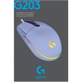 Logitech Gaming G203 LIGHTSYNC, Gaming-Maus lila