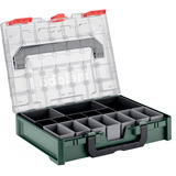  MetaboX 100 S Organizer, Werkzeugkiste grün/transparent, leer