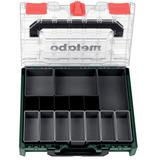  MetaboX 100 S Organizer, Werkzeugkiste grün/transparent, leer