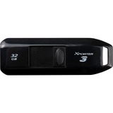 Patriot XPorter 3 32 GB, USB-Stick schwarz, USB-A 3.2 Gen 1