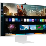 SAMSUNG Smart Monitor M8 S32BM801UU, LED-Monitor 80 cm(32 Zoll), weiß, UltraHD/4K, WLAN, USB-C
