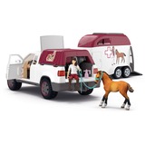 Schleich Horse Club Mobile Tierärztin mit Anhänger, Spielfahrzeug 