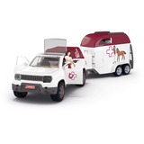 Schleich Horse Club Mobile Tierärztin mit Anhänger, Spielfahrzeug 