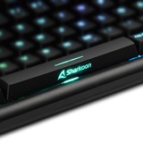 Sharkoon SKILLER SGK30, Gaming-Tastatur schwarz, IT-Layout, Huano Blue