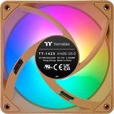 Thermaltake CT140 EX ARGB Sync PC Cooling Fan Gravel Sand, Gehäuselüfter hellbraun, 3er-Pack, 140 mm