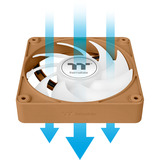 Thermaltake CT140 EX ARGB Sync PC Cooling Fan Gravel Sand, Gehäuselüfter hellbraun, 3er-Pack, 140 mm
