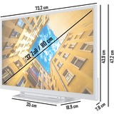 Toshiba 32LK3C64DAY, LED-Fernseher 80 cm(32 Zoll), weiß, FullHD, HDR, Triple Tuner
