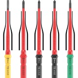 Wera Kraftform Kompakt VDE 17 extra slim 1 Tool Finder, 17-teilig, Schraubendreher rot/gelb, inkl. 2 Steckgriffe, VDE-Wechselklingen, Zange