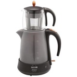 Arzum Teekocher AR3079-CD, Teebereiter grau/schwarz