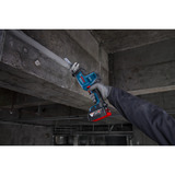 Bosch Akku-Säbelsäge GSA 18V-24 Professional solo, 18Volt blau/schwarz, ohne Akku und Ladegerät, in L-BOXX