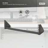 Digitus 19 Zoll Equipment-Wandhalterung 2 HE schwarz