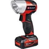 EINHELL Akku-Bohrschrauber TE-CD 12/1 +22+CL, 12Volt rot/schwarz, 2x Li-Ionen Akku 2Ah, 22-teiliges Bit- und Bohrerset + Akku-Leuchte