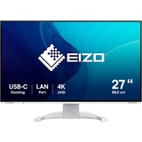 EIZO EV2740X-WT, LED-Monitor 69 cm (27 Zoll), weiß, UltraHD/4K, IPS, LAN, USB-C