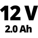 Einhell Akku-Bohrschrauber TE-CD 12/1 +22+CL, 12Volt rot/schwarz, 2x Li-Ionen Akku 2Ah, 22-teiliges Bit- und Bohrerset + Akku-Leuchte