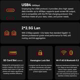 GEEKOM A7 MAX, Mini-PC silber, Windows 11 Pro