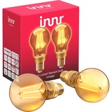 INNR Smart Filament Bulb E27 Vintage, LED-Lampe 2er-Pack, ersetzt 30 Watt