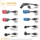 Juice Technology JUICE BOOSTER 3 air MASTER Traveller Set, Wallbox anthrazit/schwarz, 1,4 - 11 kW, 8,1 Meter Kabel