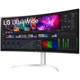 LG 40WP95XP-W, Gaming-Monitor 100.86 cm (39.7 Zoll), schwarz/weiß, WUHD, IPS, Curved, HDMI, DisplayPort, USB-C, Free-Sync, HDR10