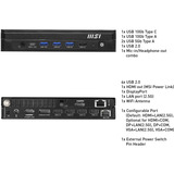 MSI PRO DP10 A14MG-017XAT, Mini-PC schwarz, ohne Betriebssystem