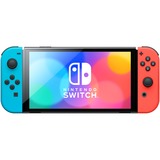 Nintendo Switch (OLED-Modell), Handheld-Konsole neon-rot/neon-blau