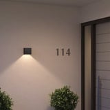 Philips HUE White & Color Ambiance Resonate Wandleuchte, LED-Leuchte schwarz, einstrahlig