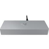 Razer Thunderbolt 5 Dock - Mercury, Dockingstation grau, Thunderbolt 5, USB, Gigabit LAN
