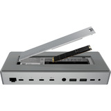 Razer Thunderbolt 5 Dock - Mercury, Dockingstation grau, Thunderbolt 5, USB, Gigabit LAN